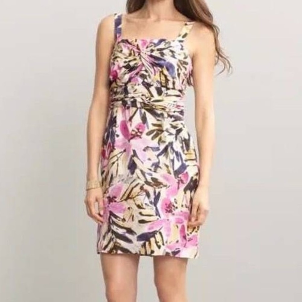 Banana Republic Silk Floral Dress
